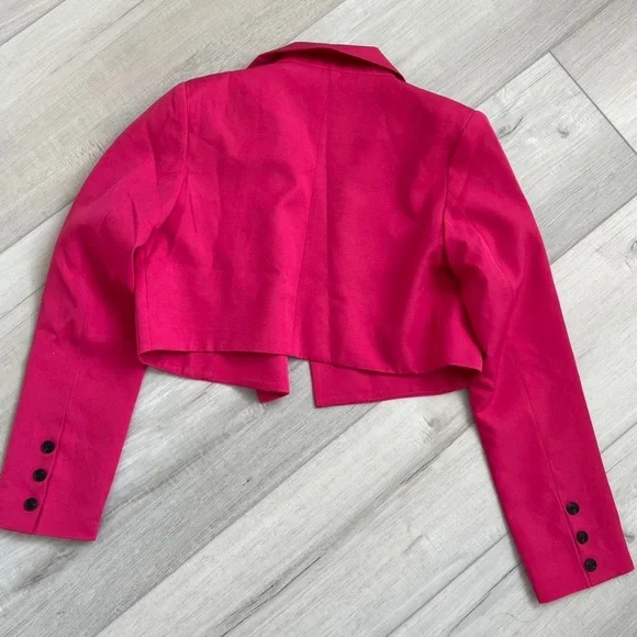 Miss Lola Pink Blazer - Picture 3 of 4